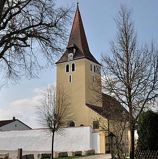 Erkertshofen, Pfarrkirche St. Ägidius. Bild: Thomas Winkelbauer